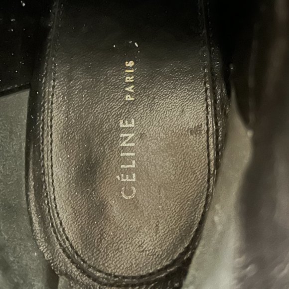 ❤️ CELINE PARIS BALLET RELOADED GRAY LAMBSKIN LEATHER ANKLE BOOTS ITALY - Picture 2 of 11